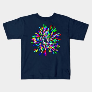 Vivid Colorful Splash: Design by Colorful Big Drops Kids T-Shirt